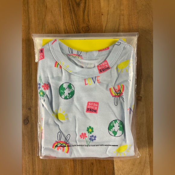 BabyGap 100% Organic Cotton Earth Graphic PJ set- by Loving Kindness Everyday - Picture 1 of 10